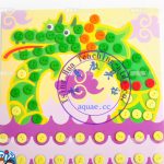 DIY新年吉祥物紐扣畫：圖片 4