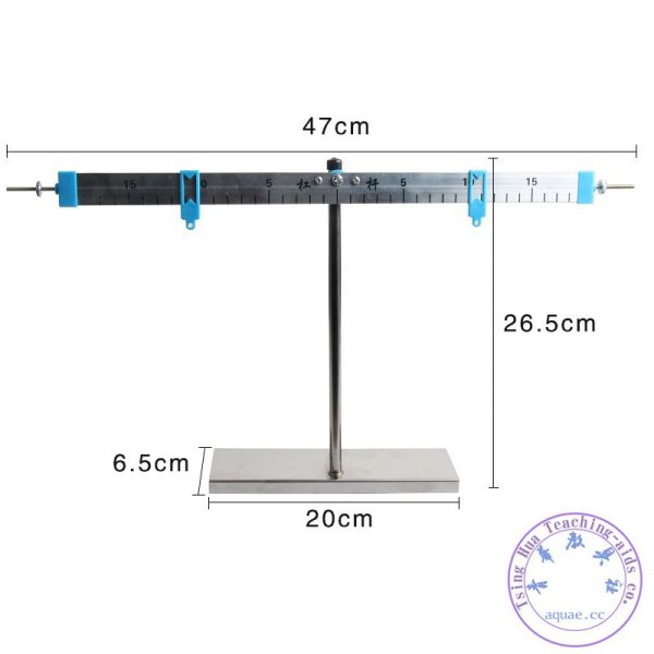 鋁合金槓桿天平(附10個鉤碼,測力計)：圖片 3