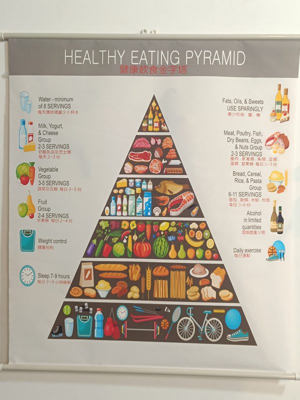 食物金字塔掛圖 Hanging Food Pyramid Poster 80*70cm：圖片 2