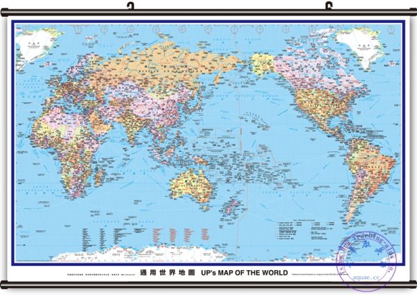 一帶一路沿線地圖掛圖 The Belt & Road Map, Flat Map, TC, 90*60cm：圖片 2