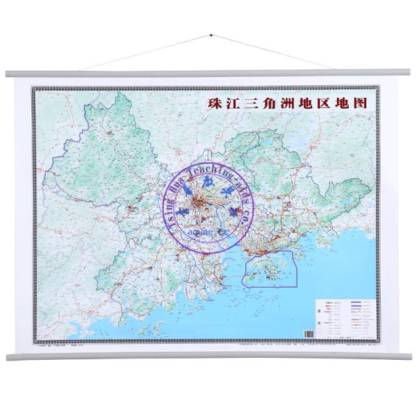 Pearl River Delta Map Hanging（SC）珠江三角洲地圖（簡體中文）