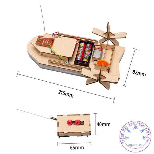 遙控電動明輪船（電能轉化爲動能）：圖片 2