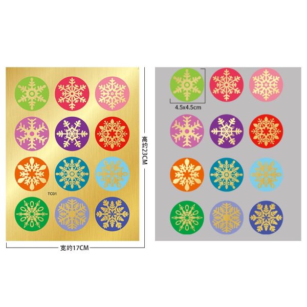 聖誕雪花貼紙24貼：圖片 3